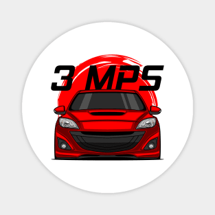 Front Red 3 MPS Mazdaspeed3 Magnet